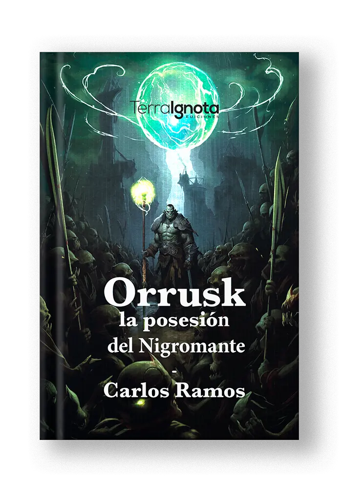 Cubierta Orrusk, la posesión del Nigromante en bookcovertrailer.es