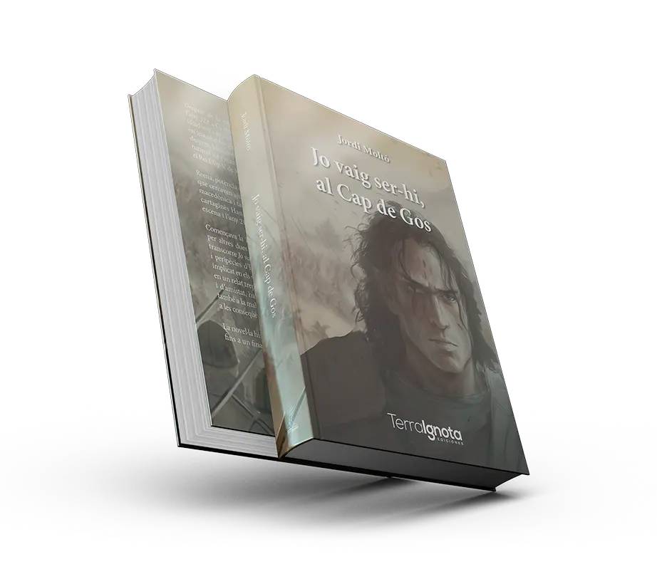 Portada y contraportada Jo vaig ser-hi, al Cap de Gos en bookcovertrailer.es