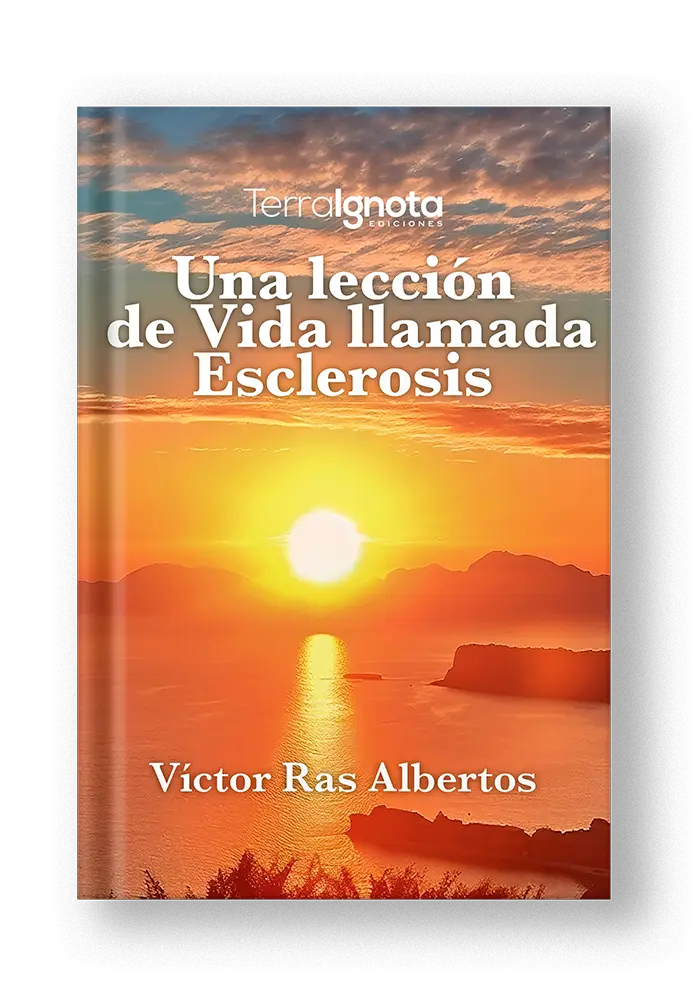 Cubierta del libro Una lección de vida llamada Esclerosis en bookcovertrailer.es