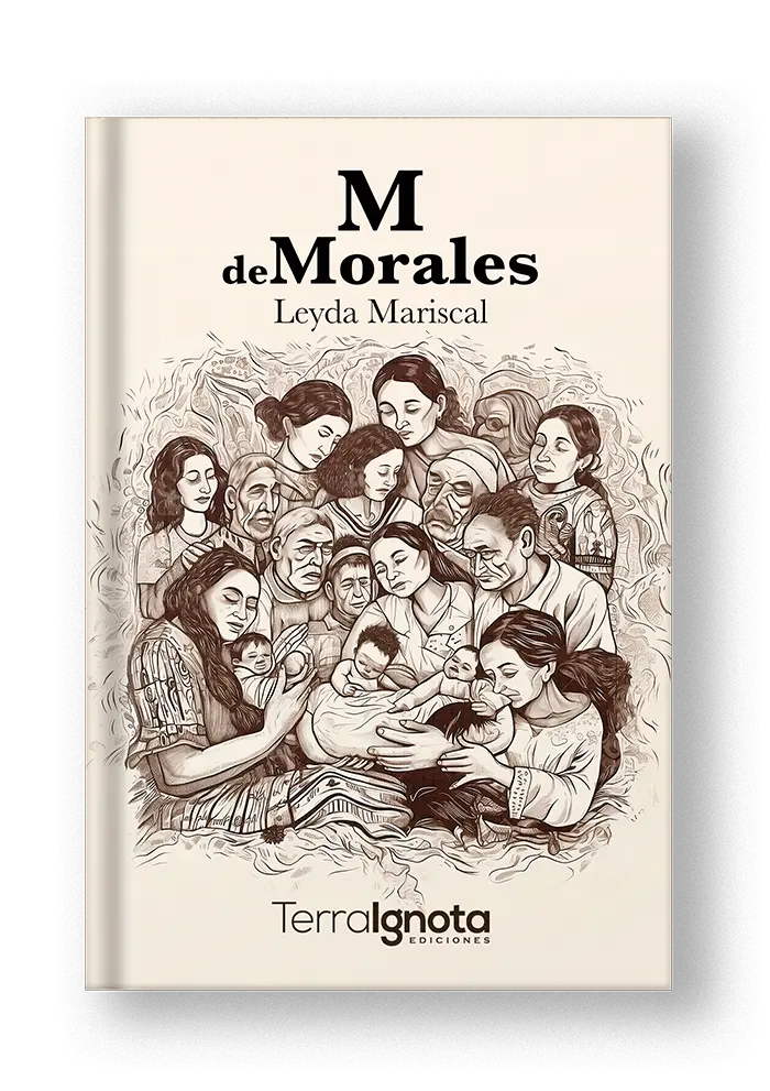 Cubierta del libro M de Morales de Leyda Mariscal en bookcovertrailer.es
