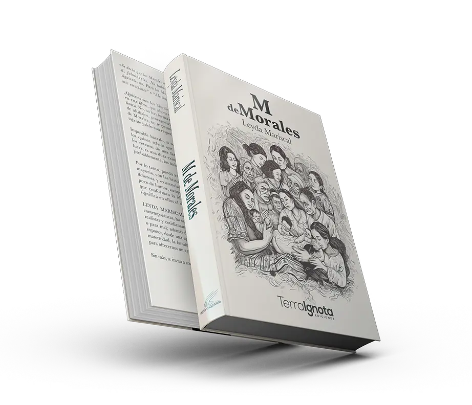 Portada y contraportada del libro M de Morales en bookcovertrailer.es